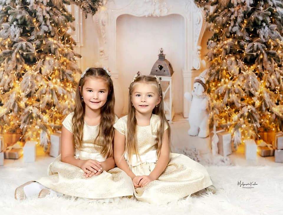 Kate toile de fond de cheminée blanche de Noël pour la photographie - Kate Backdrop FR