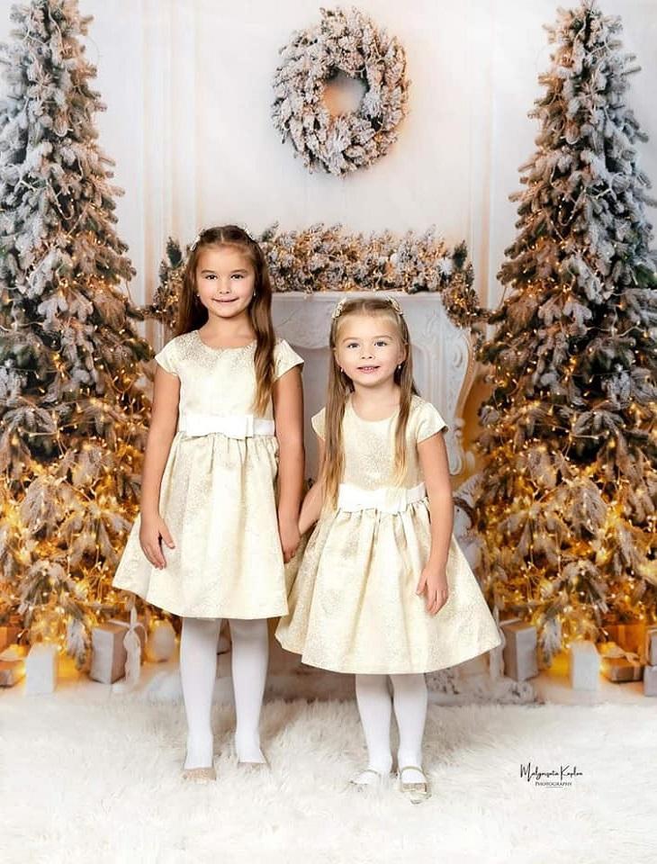 Kate toile de fond de cheminée blanche de Noël pour la photographie - Kate Backdrop FR