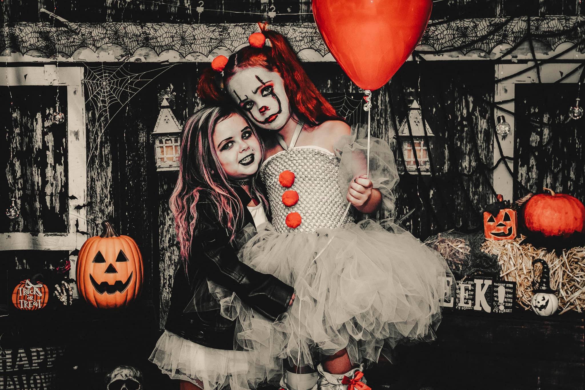 Kate Grange Effrayant Halloween Toile de fond conçue par Mandy Ringe - Kate Backdrop FR