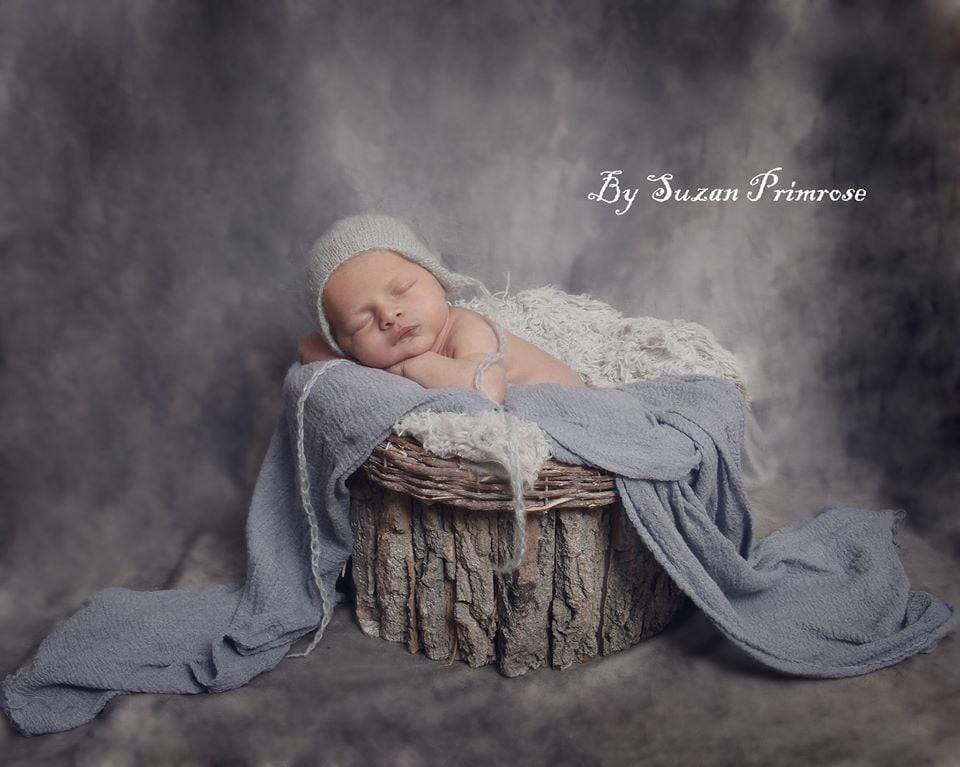 Katebackdrop£ºKate Abstract Painted Dark Grey with Little Green Backdrop for photography