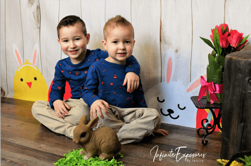 Katebackdrop£ºKate Easter Wood Wall with Eggs and Decorations Backdrop for Photography Designed by JFCC
