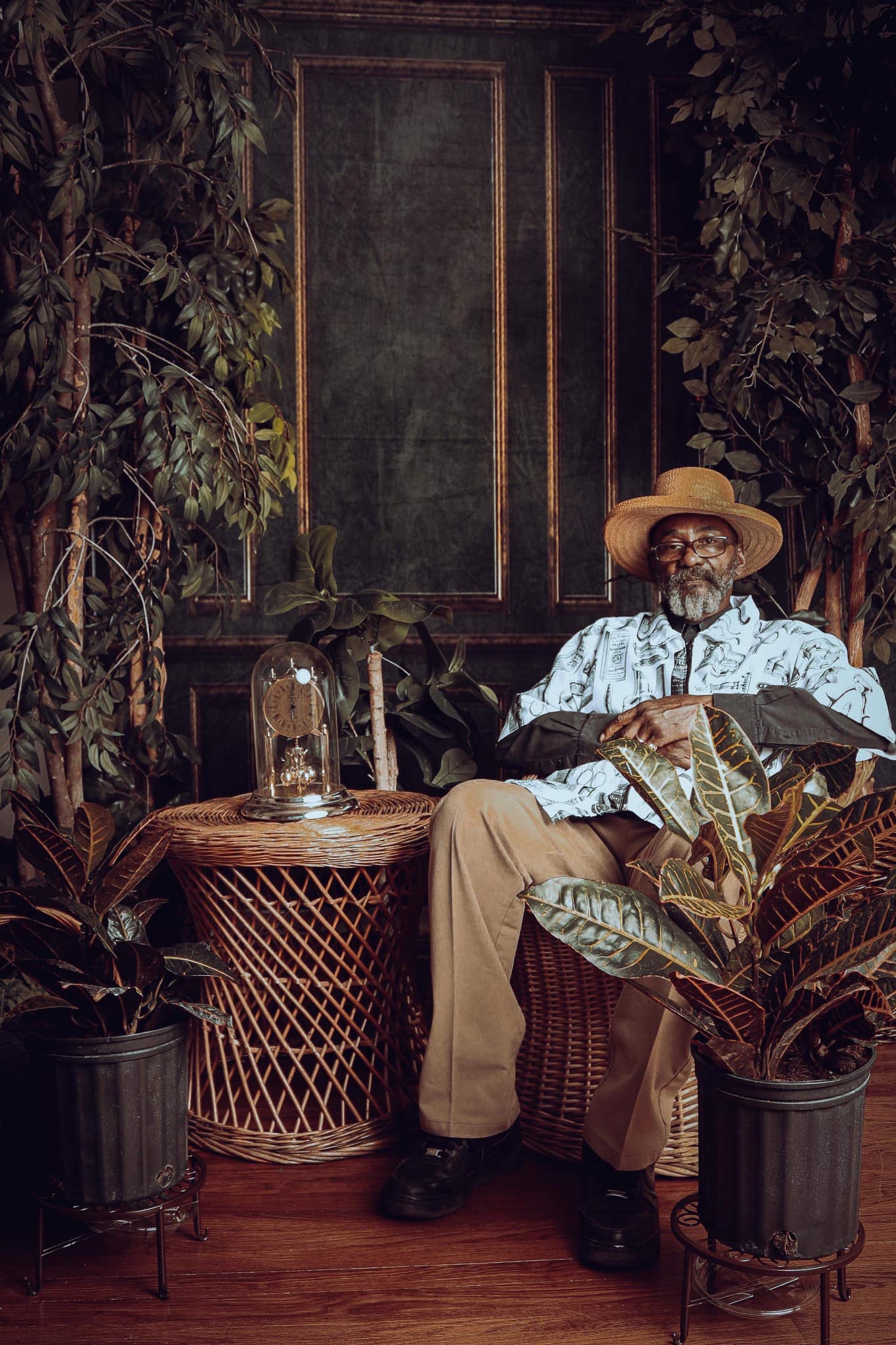 Kate Mur Noir Élégant Vintage Toile de fond pour la photographie - Kate Backdrop FR