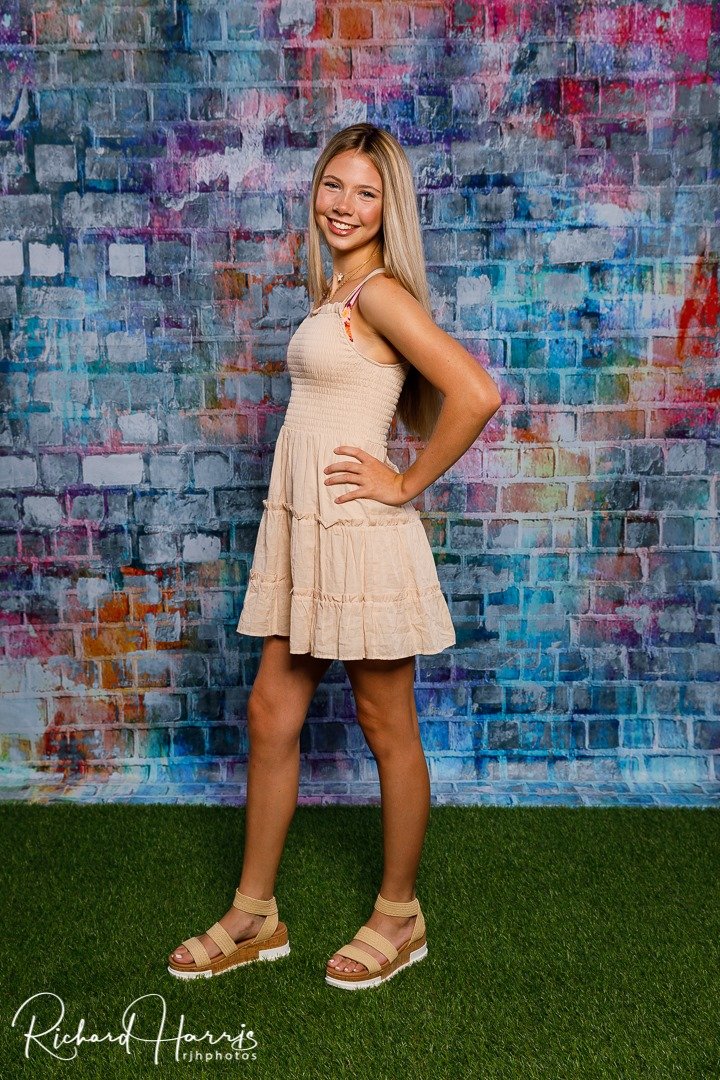 Kate Mur de briques Décors Graffiti Photographie Peinture colorée Toile de fond - Kate Backdrop FR