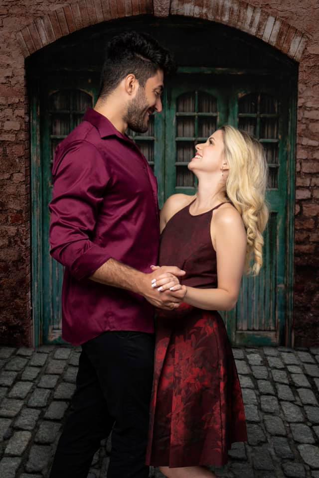 Kate Porte bleue Mur de briques Toile de fond pour la photographie - Kate Backdrop FR