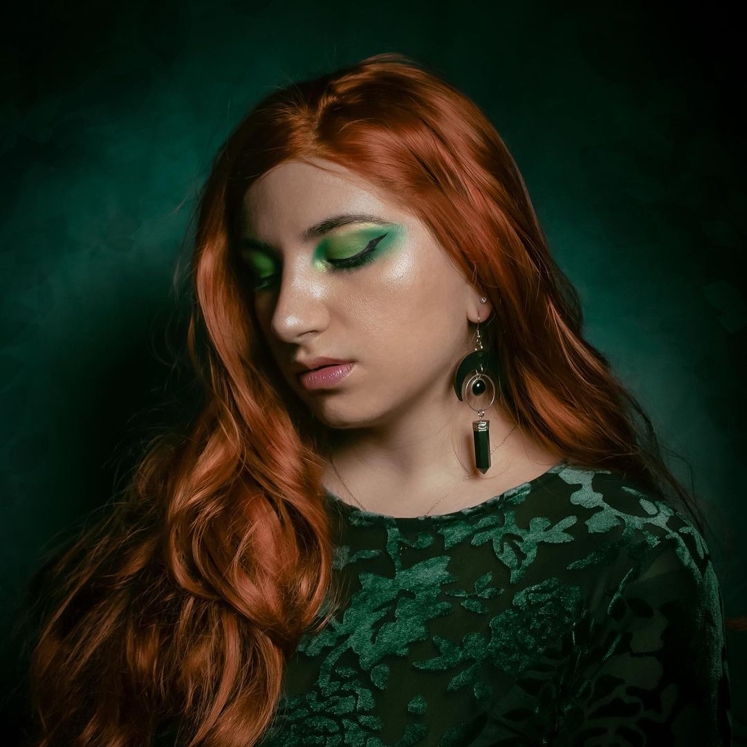 Kate Old master Abstrait Vert Portrait Toile de fond pour la photographie - Kate Backdrop FR