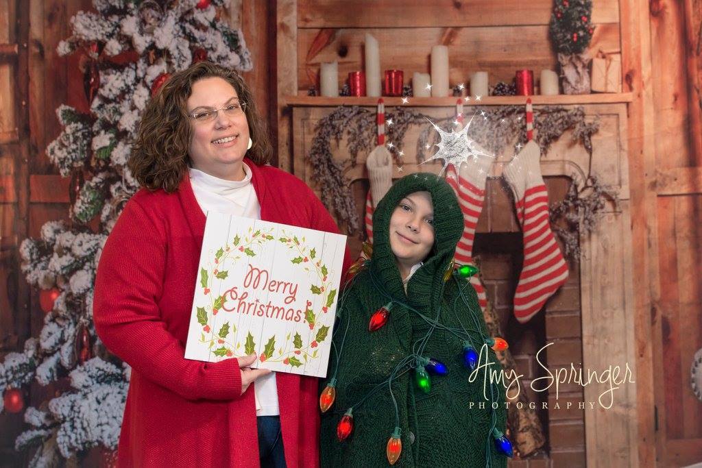 Katebackdrop¡êoKate Christmas Stocking Backdrop Photo Background Studio Props