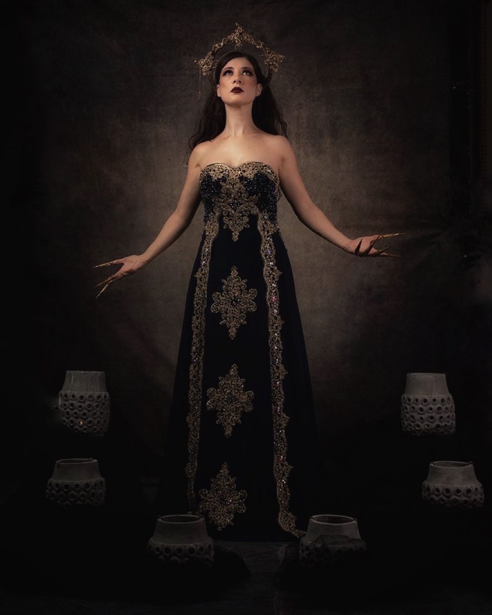 Kate Abstrait Vintage Portrait Texture marron Toile de fond pour la photographie - Kate Backdrop FR