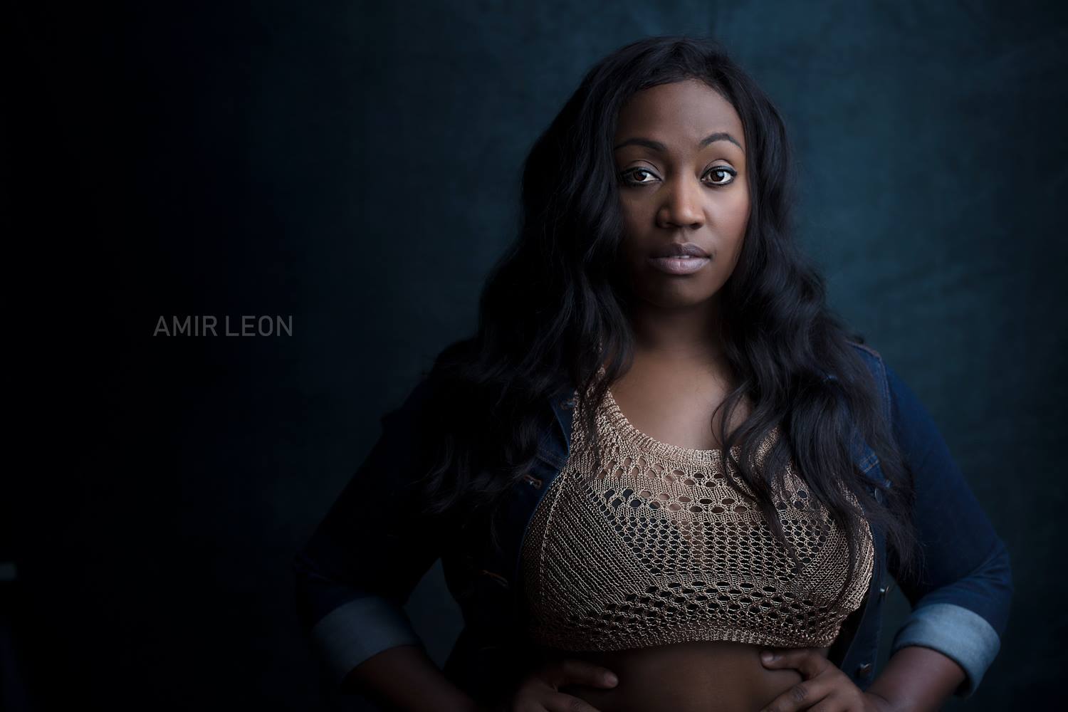 Katebackdrop:Kate Textured Photo Backdrops deep blue abstract