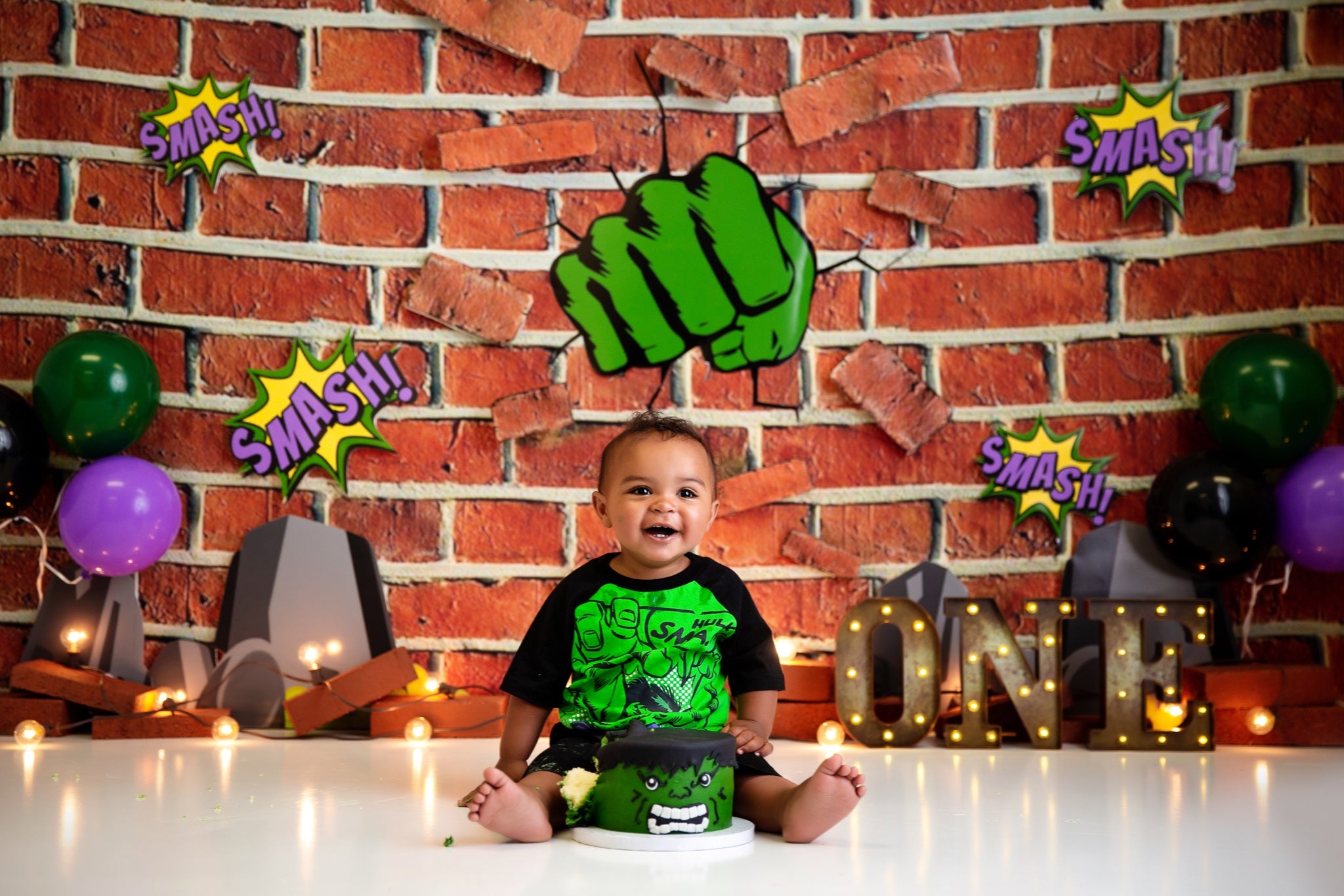 Kate Mur de briques Rouge Toile de fond conçue par Megan Leigh - Kate Backdrop FR