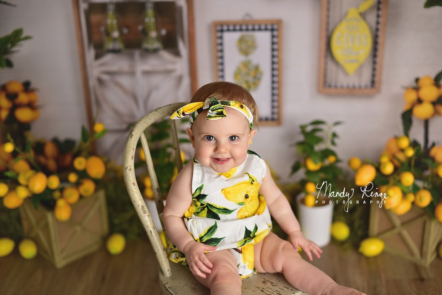 Kate Été Citron Énergique Intérieur Toile de fond pour la photographie - Kate Backdrop FR