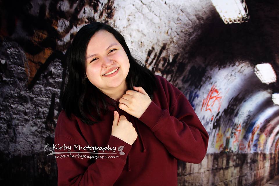 Katebackdrop:Kate Graffiti Wall Tunnel Building Backdrop For Photography