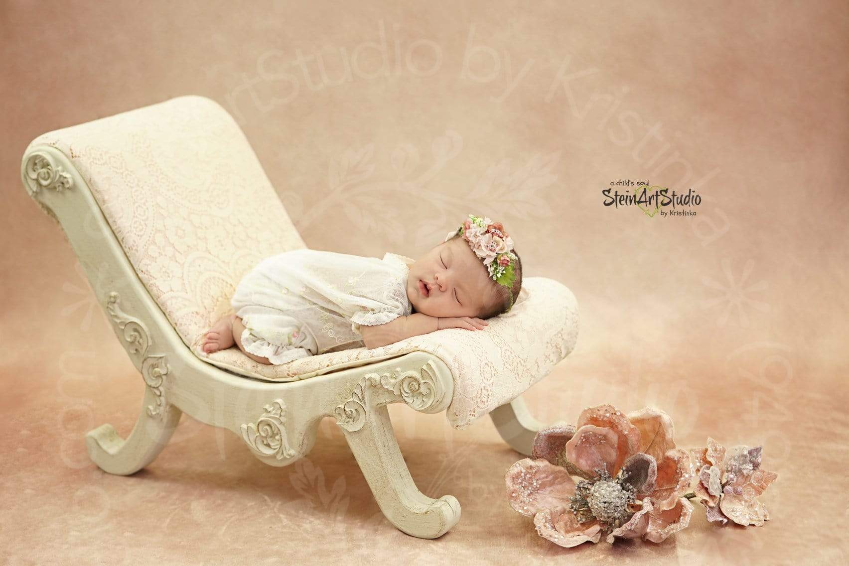 Katebackdrop:Kate Fine Art Light Beige Abstract Texture Backdrop Designed by Veronika Gant