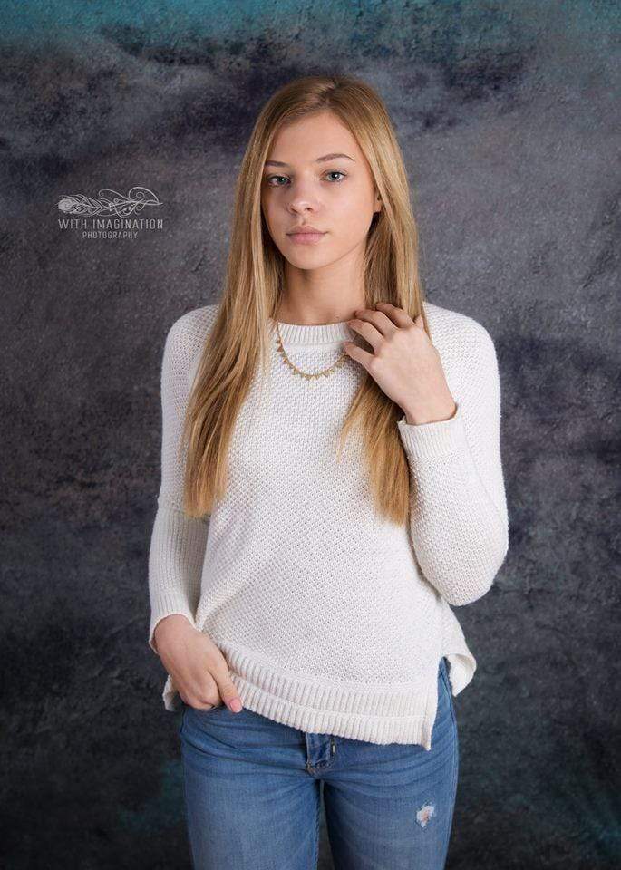 Katebackdrop£ºKate Gray Mixed Indigo Abstract Texture Backdrop for Photography