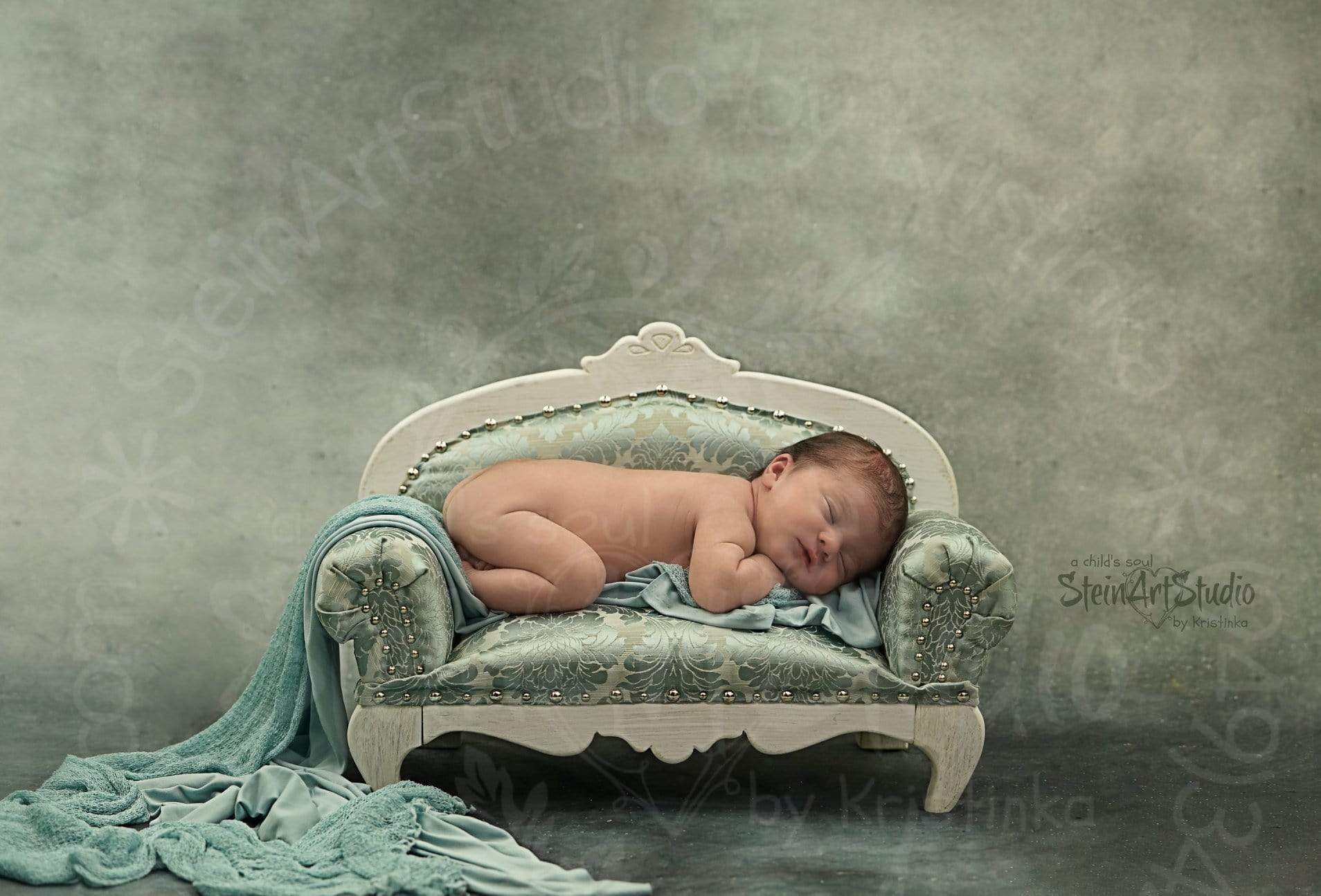 Katebackdrop£ºKate Grey Green Abstract Texture Gradient Backdrop for photography