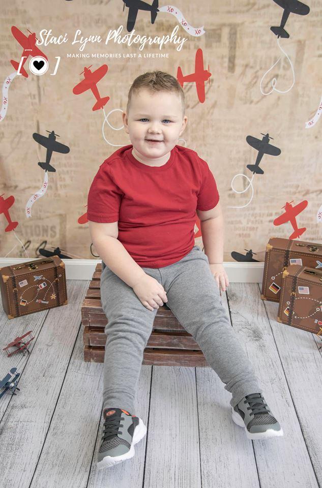 Katebackdrop£ºKate Retro Planes Valentines Backdrop for Photography designed by Jerry_Sina