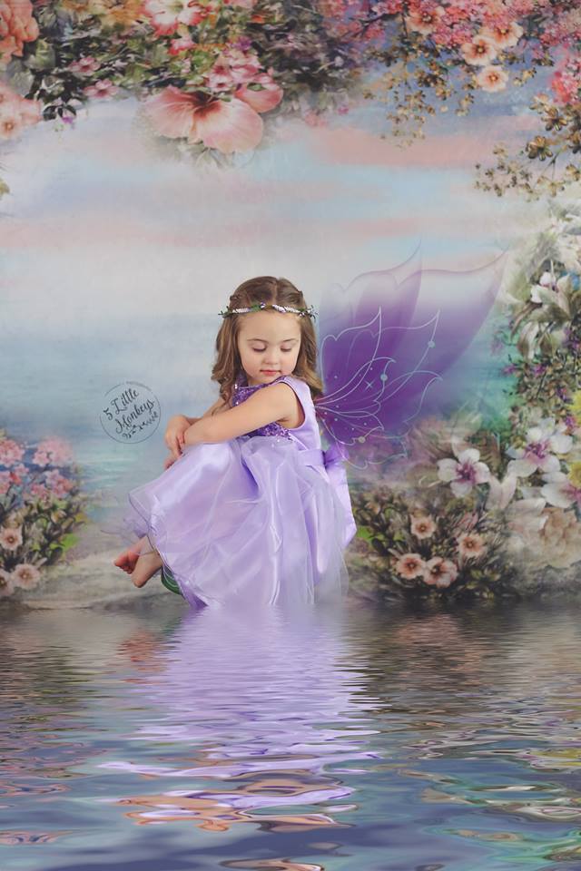 Katebackdrop£ºKate Vintage Flowers Bokeh Smog Backdrop for Photography Designed by JFCC