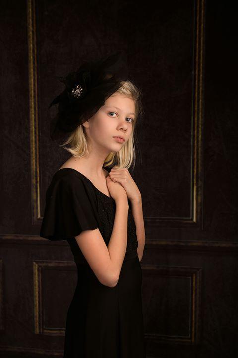 Kate Mur Noir Élégant Vintage Toile de fond pour la photographie