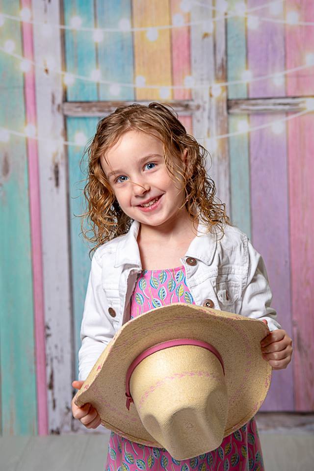 Katebackdrop£ºKate Birthday Baby Colorful Wood Wall with Window Easter Backdrop for Children Designed by JFCC