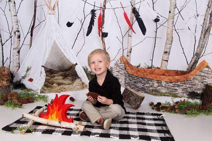 Katebackdrop£ºKate Children Blissfully Birchbark Backdrop for Photography designed by Arica Kirby