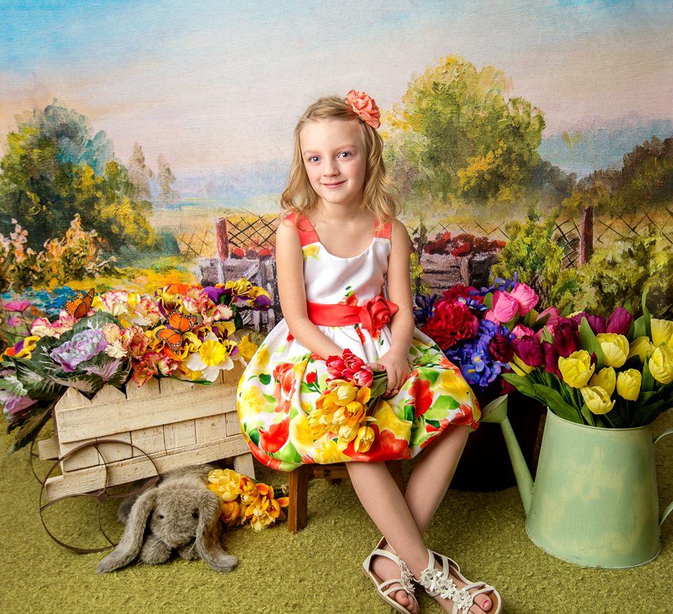 Katebackdrop£ºKate Spring Colorful Flowers Valentine's Day Backdrop for Photography Designed by JFCC