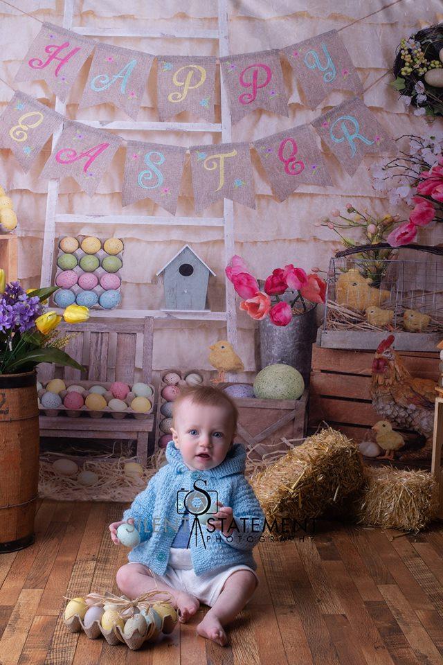 Katebackdrop£ºKate Colorful Eggs Happy Easter Backdrop for Photography