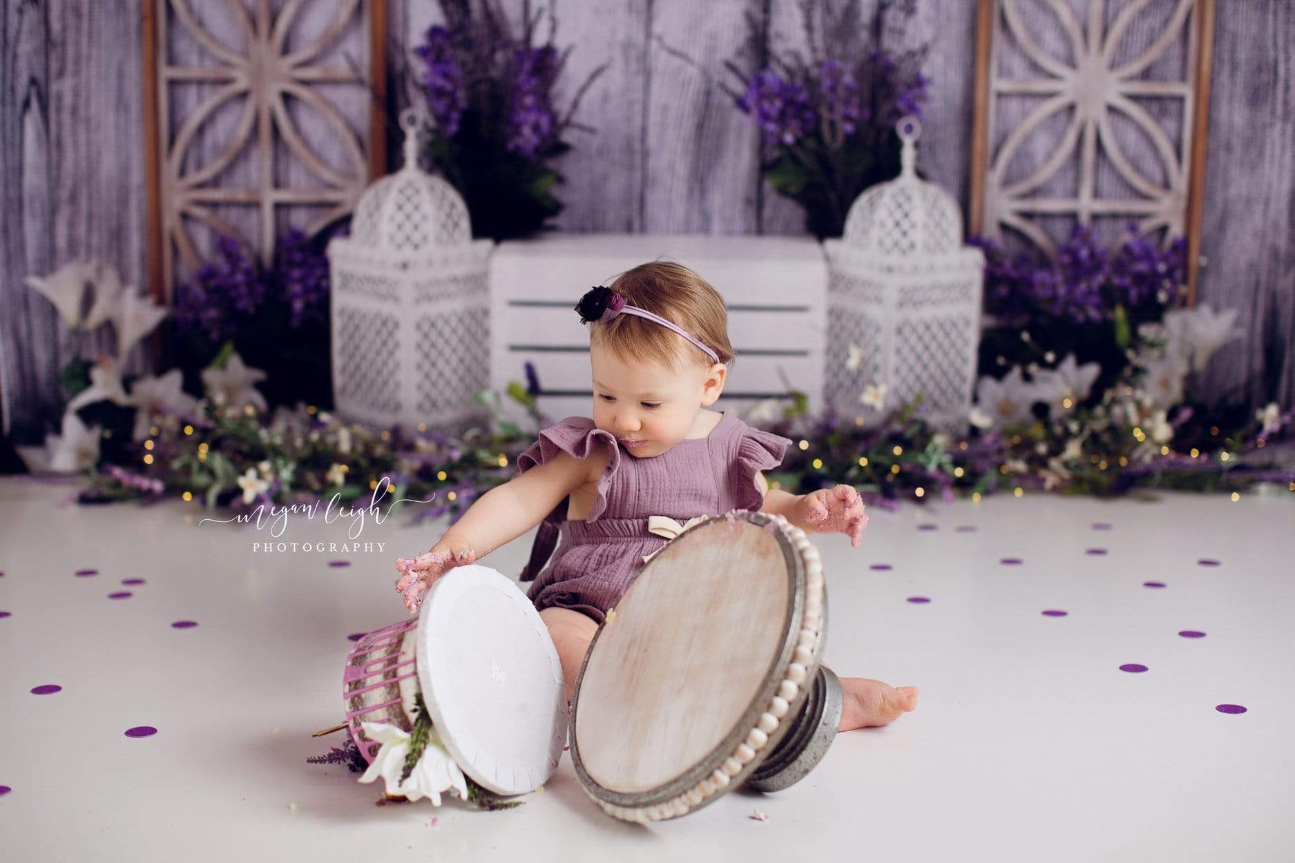 Kate Lavande Pâques Printemps Anniversaire Mur en bois Toile de fond pour la photographie - Kate Backdrop FR