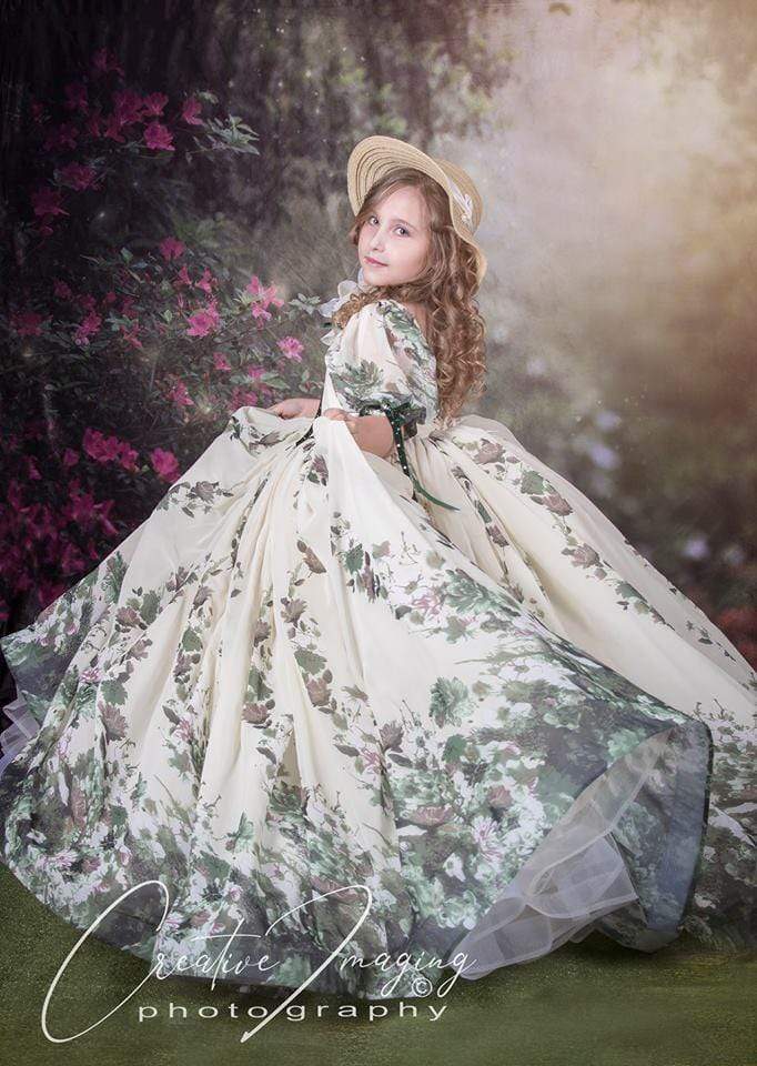 Katebackdrop£ºKate Pink Floral Garden spring Backdrop for Photography Designed by Pine Park Collection