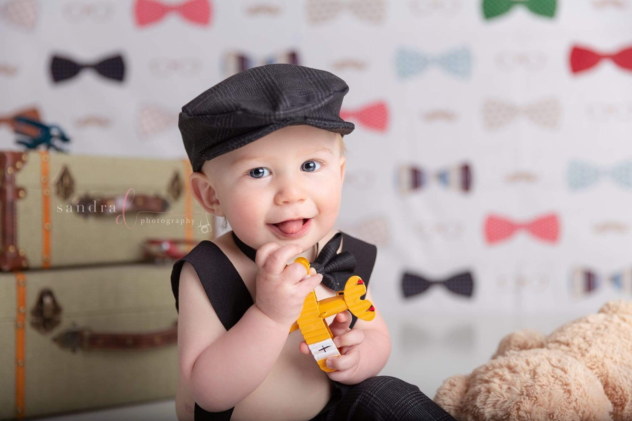 Katebackdrop£ºKate Bowties for Little Guys Father's Day Backdrop for Photography Designed by Amanda Moffatt