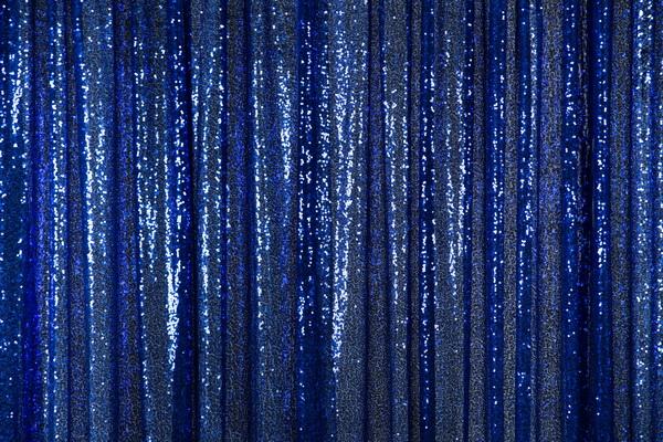 Kate toile de fond en tissu à paillettes de photographie bleue pour la fête, l'événement