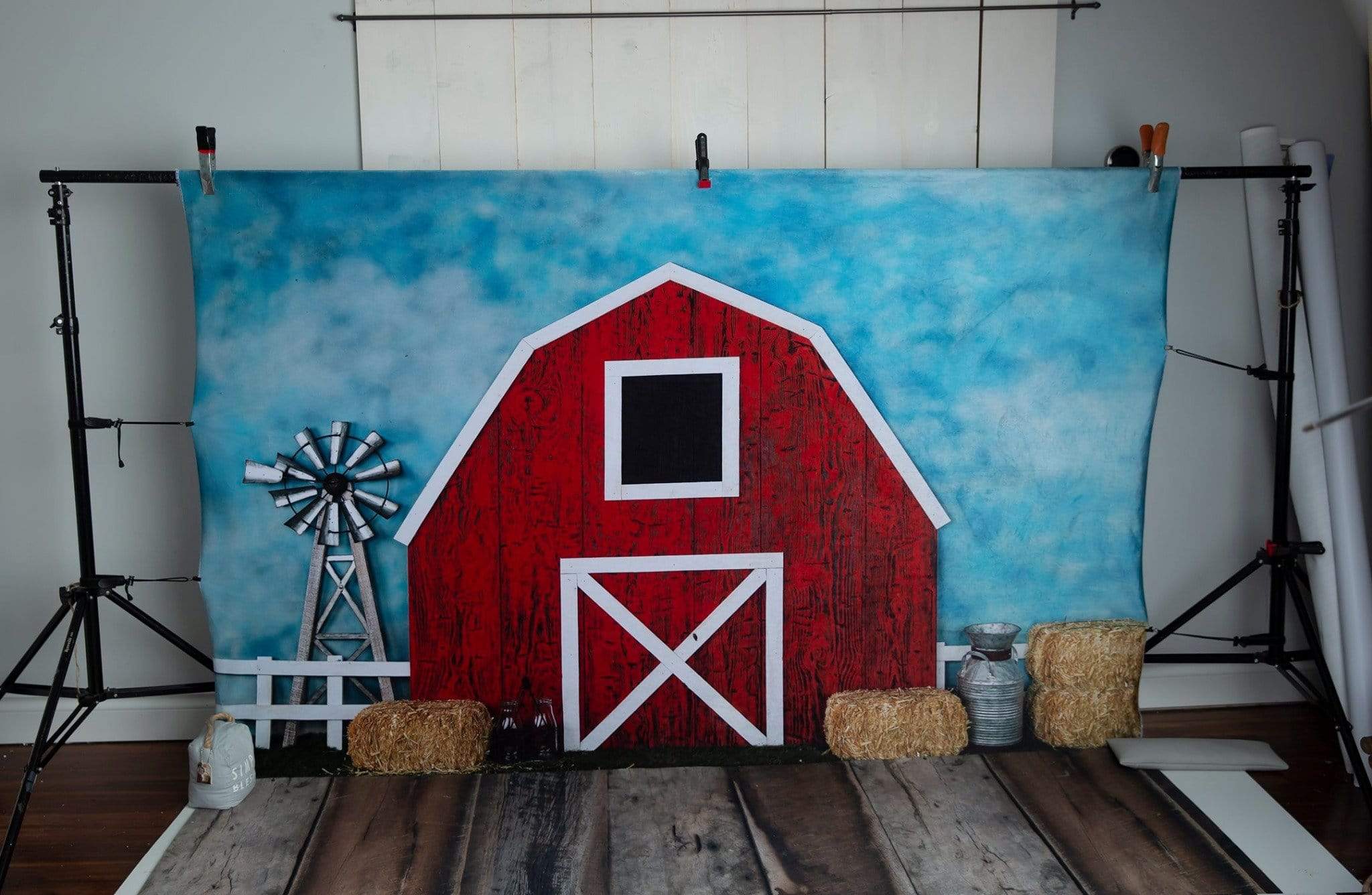 Katebackdrop£ºKate Barnyard Fun Children Summer Backdrops Designed by Arica Kirby