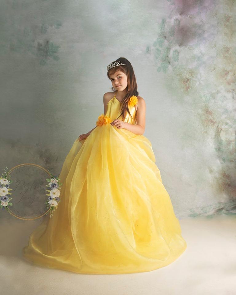 Katebackdrop£ºKate Fine Art Watercolors Green Flowers Abstract Backdrop designed by Veronika Gant