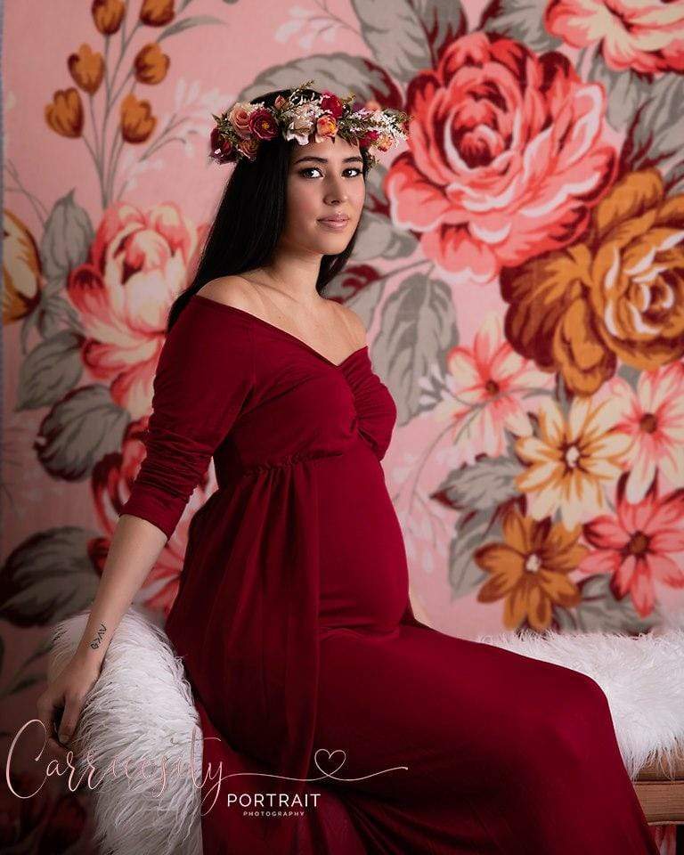 Katebackdrop:Kate Valentine'S Day Pink Florals Photography Backdrop