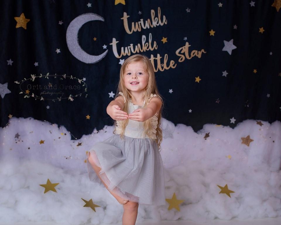 Katebackdrop£ºKate Twinkle Stars Backdrop for Photography Designed By Erin Larkins