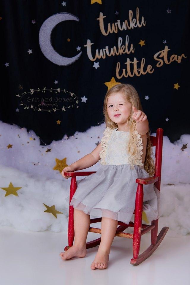 Katebackdrop£ºKate Twinkle Stars Backdrop for Photography Designed By Erin Larkins