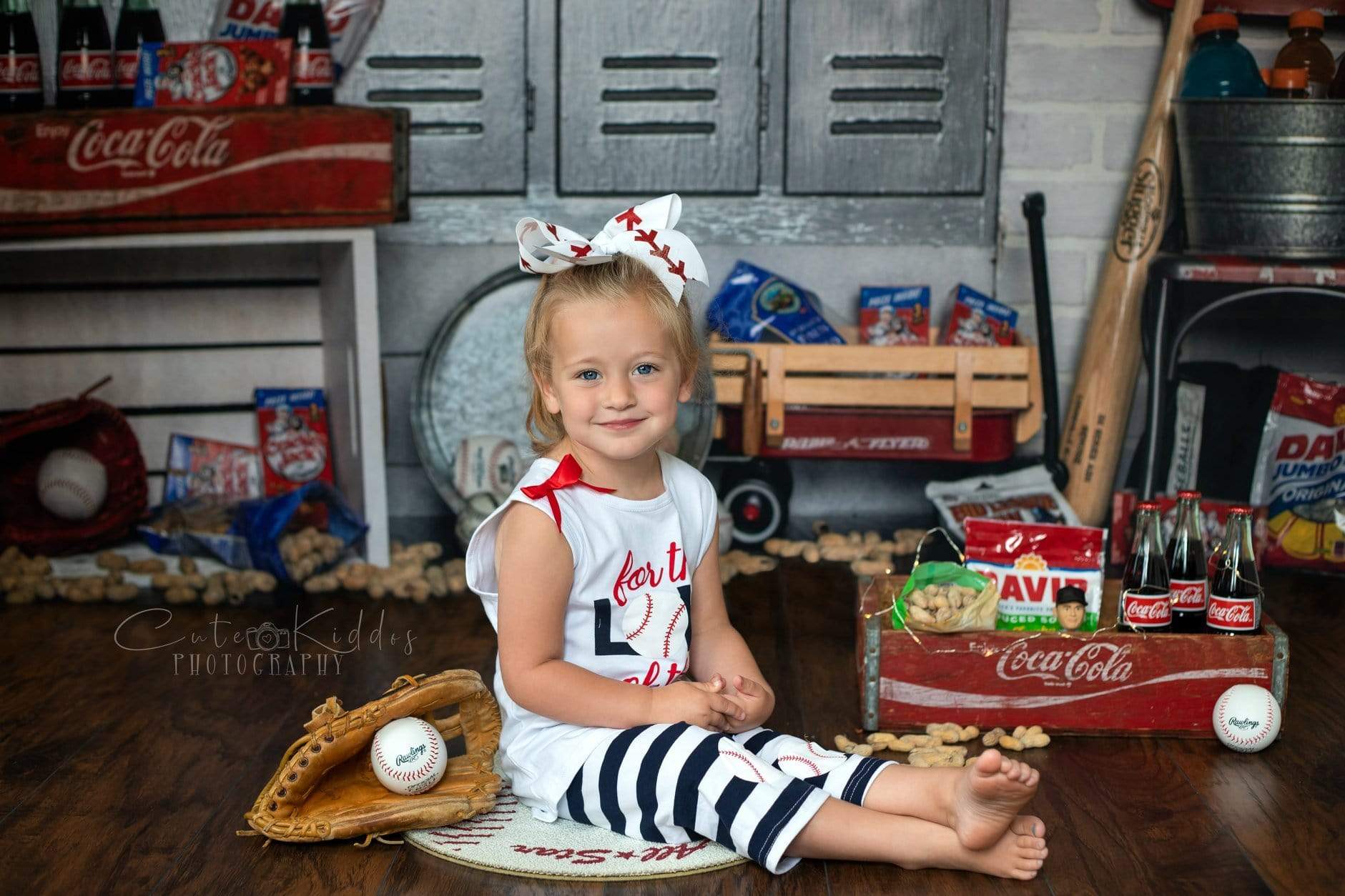 Katebackdrop£ºKate Vintage Baseball Sport Backdrop for Photography Designed By Erin Larkins