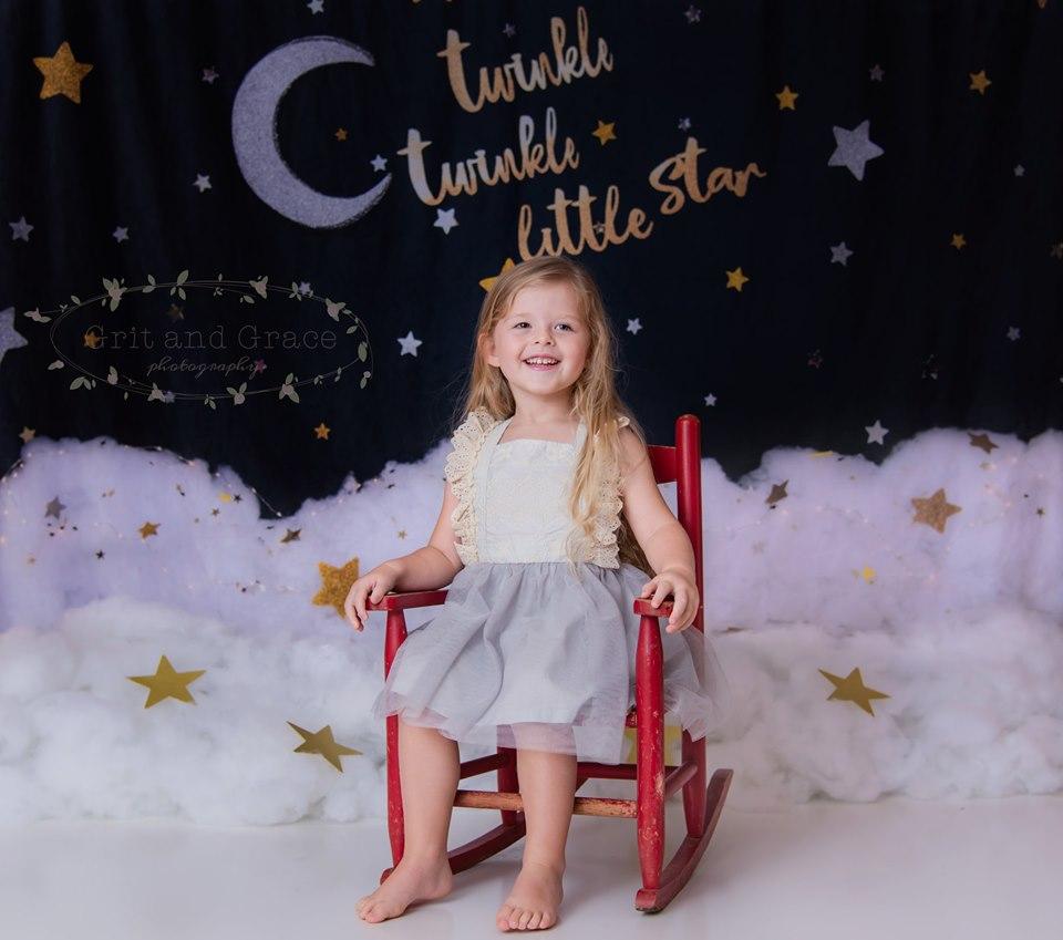 Katebackdrop£ºKate Twinkle Stars Backdrop for Photography Designed By Erin Larkins