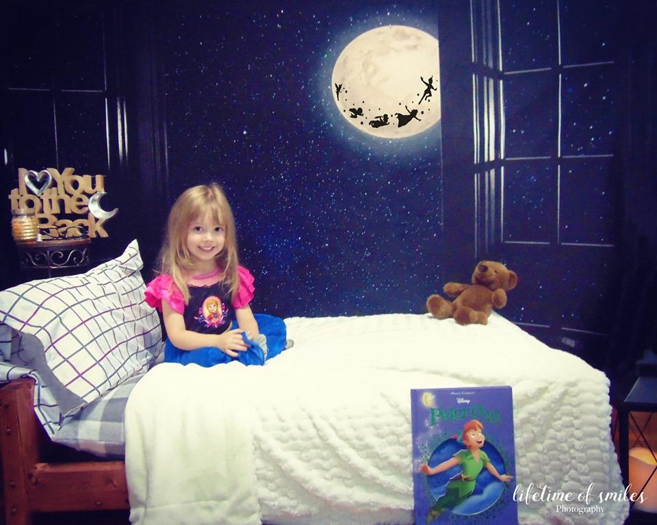 Katebackdrop£ºKate Window Night with Moon and Star View Backdrop Designed By Jerry_Sina