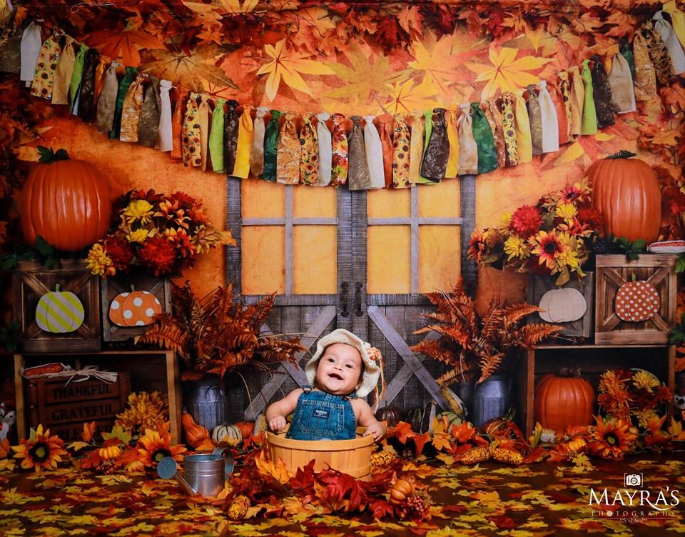 Katebackdrop£ºKate Autumn Harvest Thanksgiving Backdrop for Photography