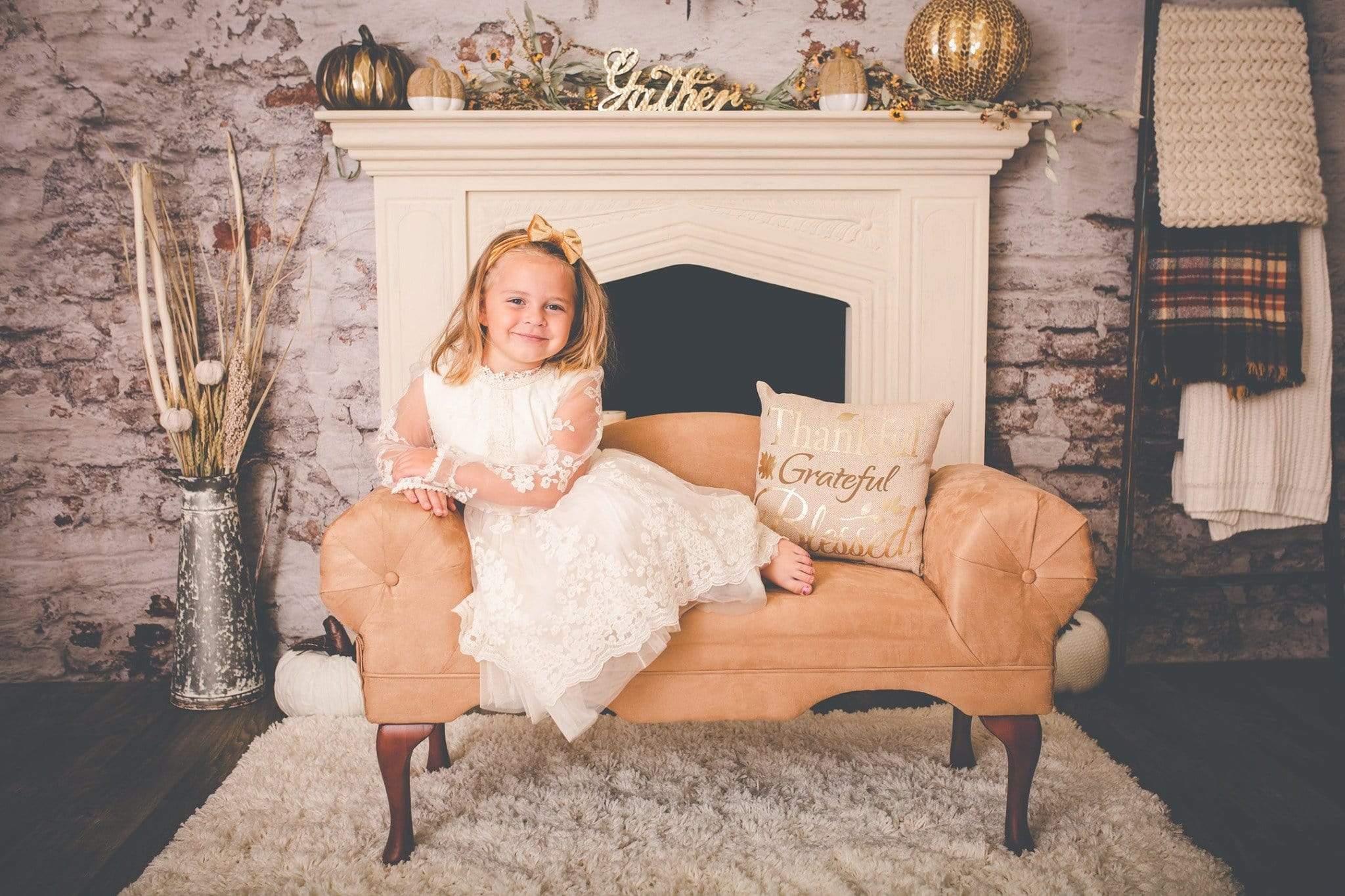 Katebackdrop£ºKate Autumn Thanksgiving Pumpkins Decorations Room Backdrop Designed By Pine Park Collection
