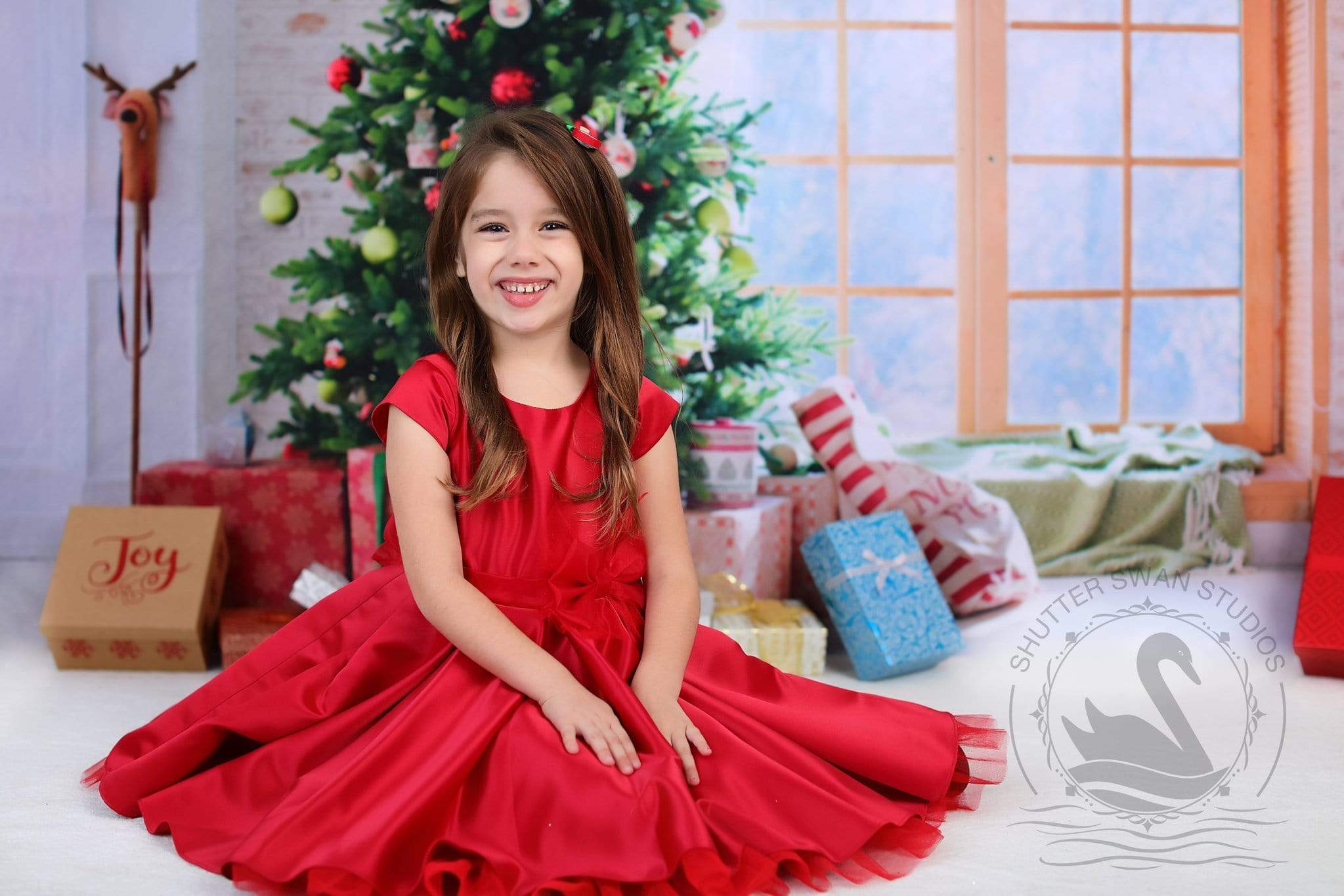 Katebackdrop£ºKate Christmas Gifts Room Decoration Window View Backdrop