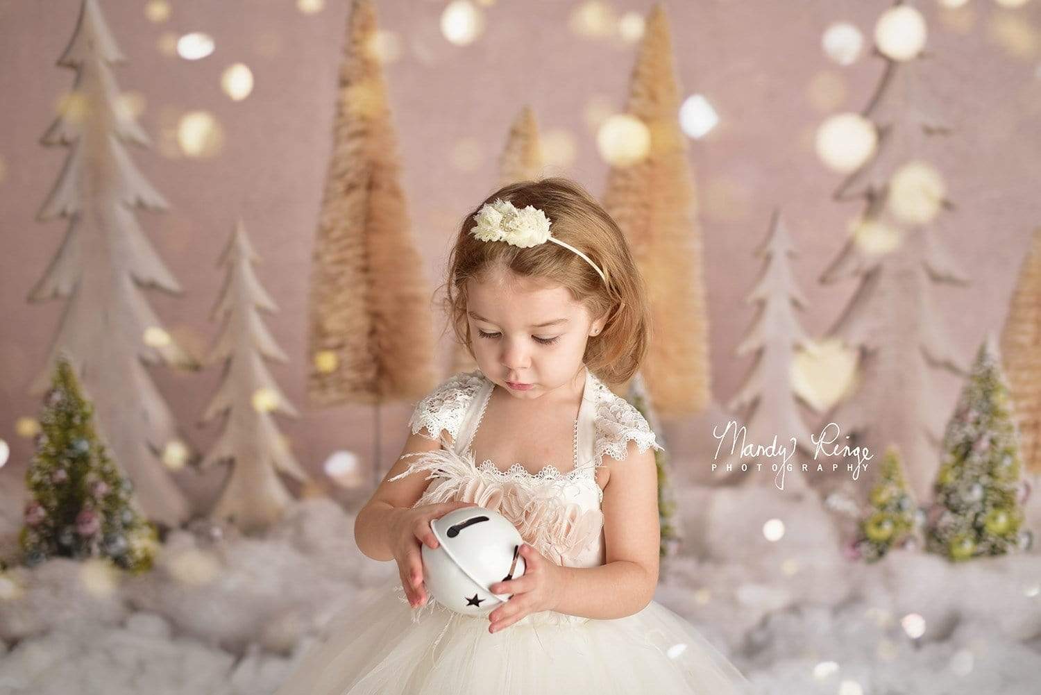 Kate Arbres de Noël Élégant Paillettes Toile de fond conçue par Mandy Ringe Photography - Kate Backdrop FR