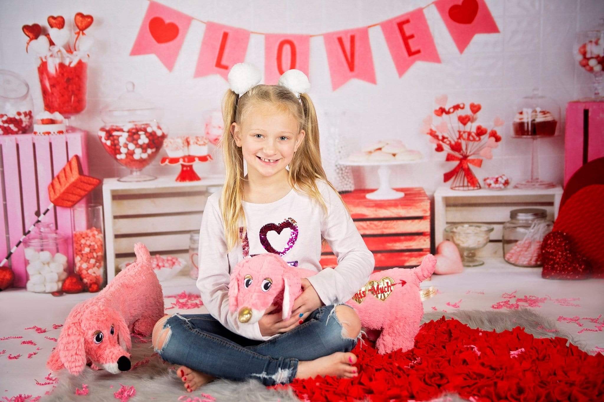 Katebackdrop£ºKate Valentine Sweet Shoppe Backdrop designed by Arica Kirby