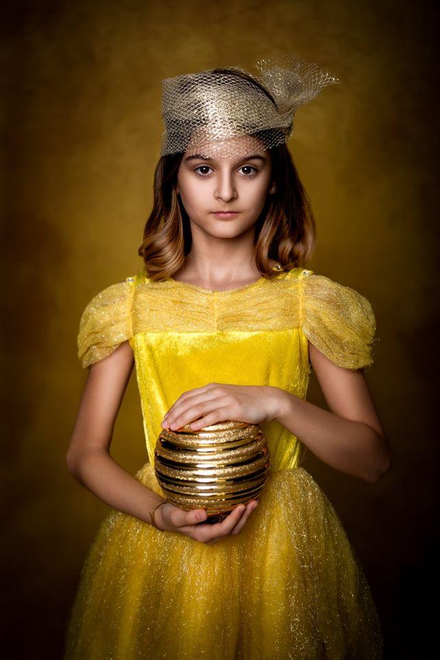 Katebackdrop£ºKate Abstract Dark Golden Backdrop for Photography