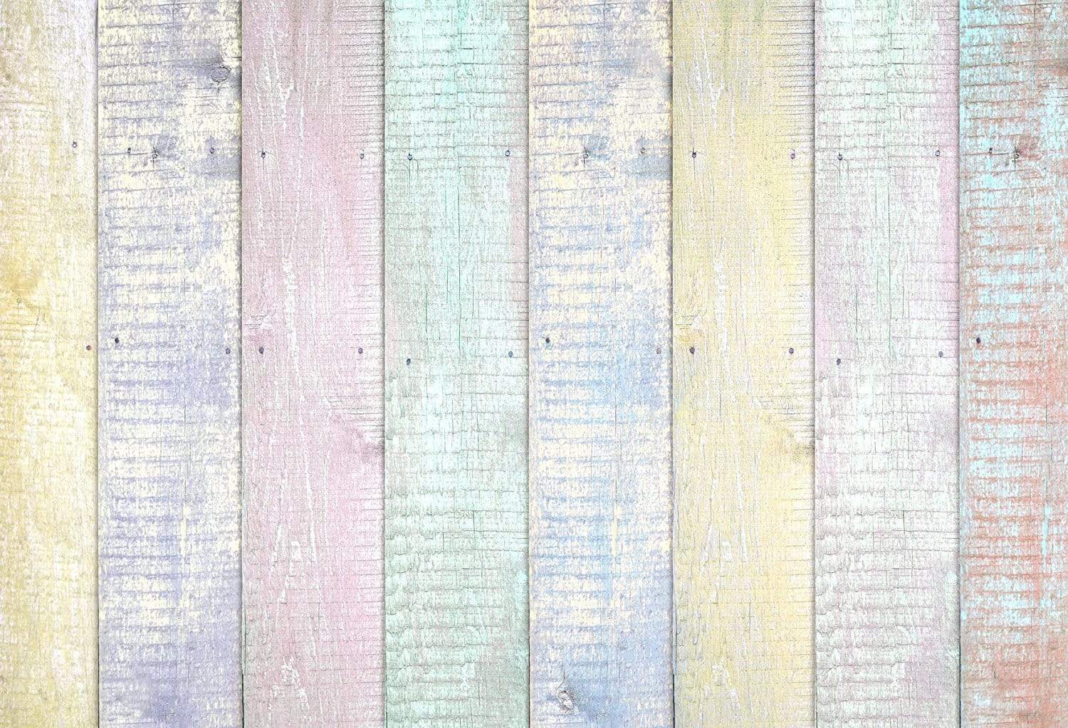 Katebackdrop£ºKate Easter Colorful Wood Backdrop Photography