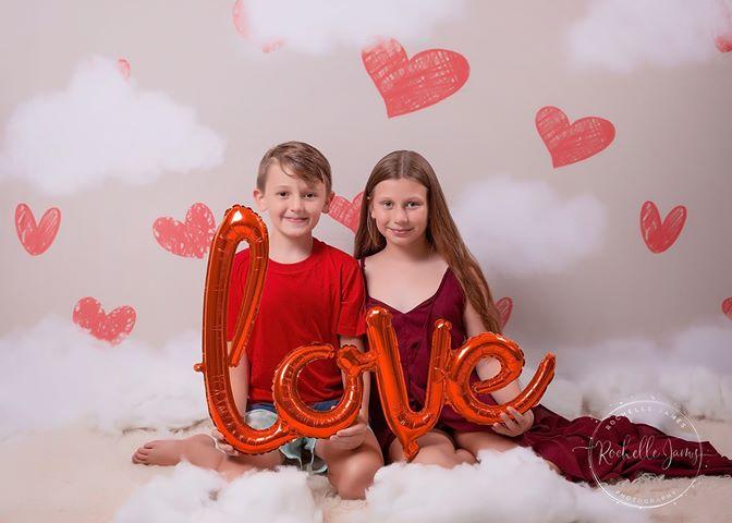 Katebackdrop£ºKate La Saint-Valentin Red Hearts Backdrop Designed By Jerry_Sina