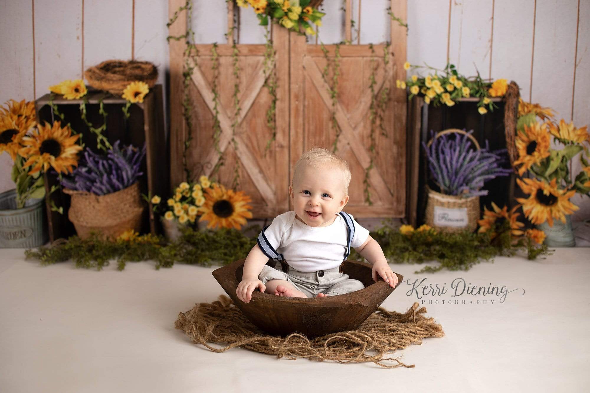 Katebackdrop£ºKate Sunflower Spring Backdrop Designed by Jia Chan Photography