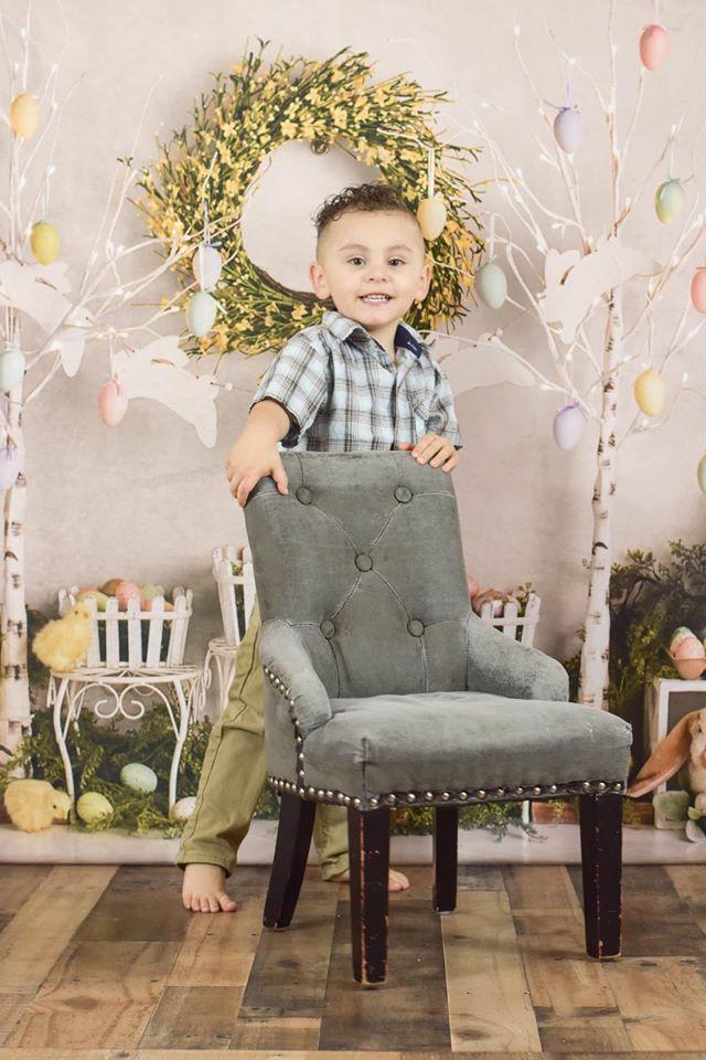 Katebackdrop£ºKate Easter Egg Trees and Bunnies Backdrop Designed By Mandy Ringe Photography