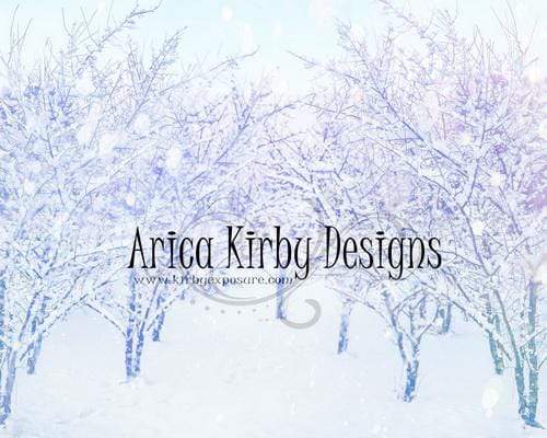 Katebackdrop£ºKate Winter Snow Plum Orchard Backdrop Designed By Arica Kirby