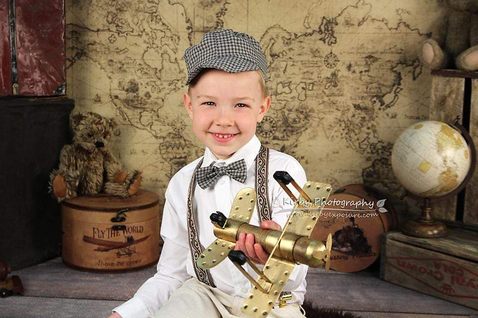 Katebackdrop£ºKate Around The World Adventures Backdrop Back to school designed by Arica Kirby