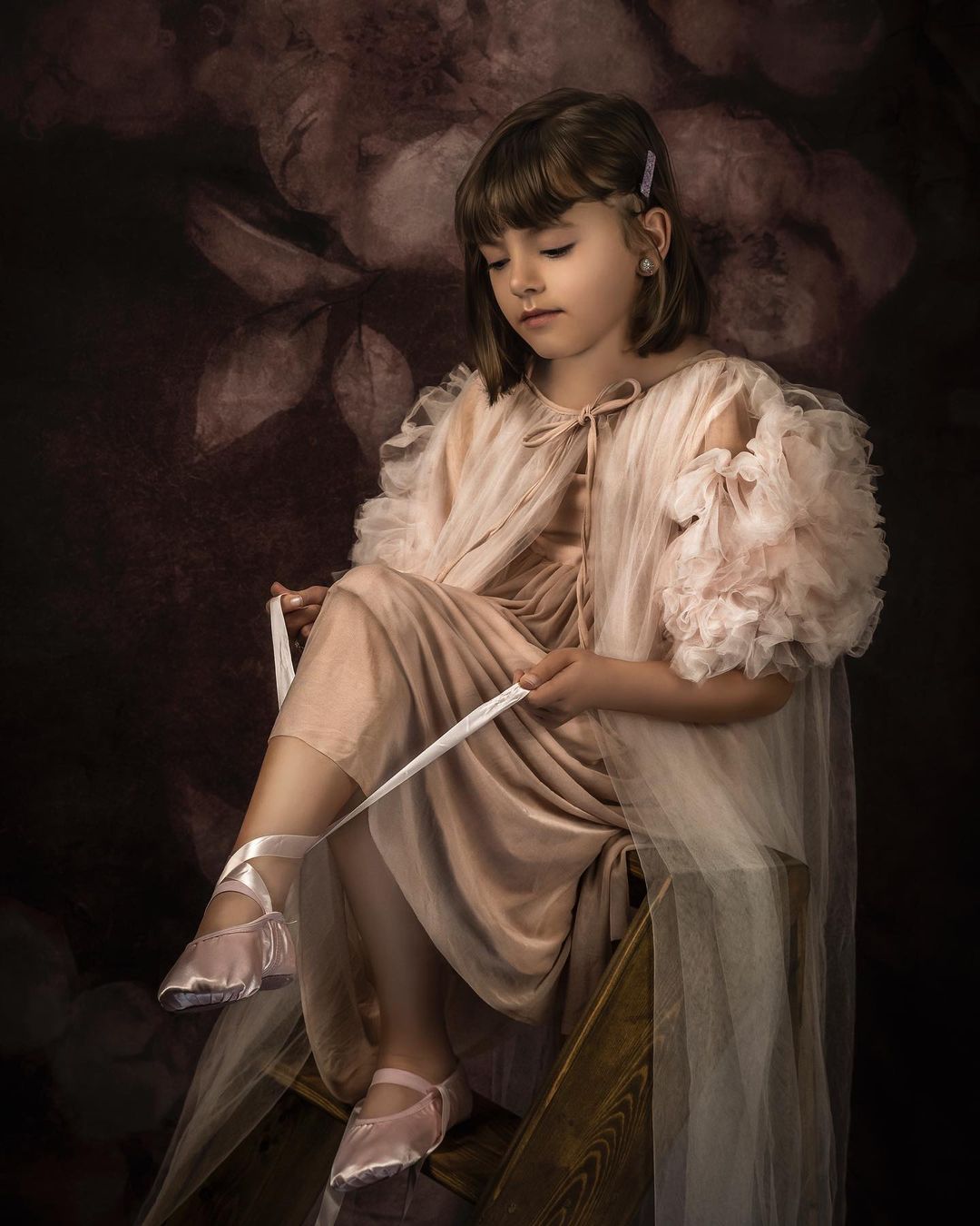 Kate Fleurs Abstrait Texture Fête des mères Toile de fond conçue par GQ - Kate Backdrop FR